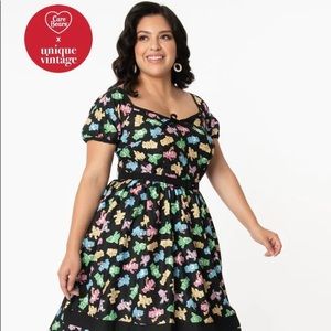 Unique Vintage x Care Bears Hanna Playtime Swing Dress XL
